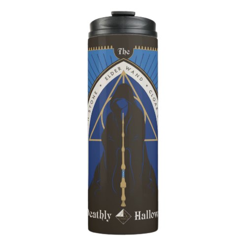 The Deathly Hallows Cloak Wand  Stone Thermal Tumbler