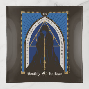 The Deathly Hallows Cloak, Wand, & Stone Trinket Tray