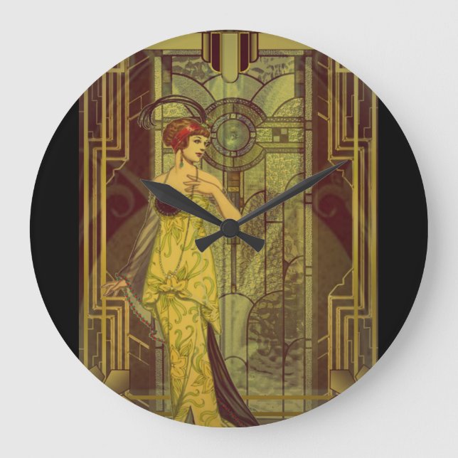 The Decade of Elegance Large Clock (Front)