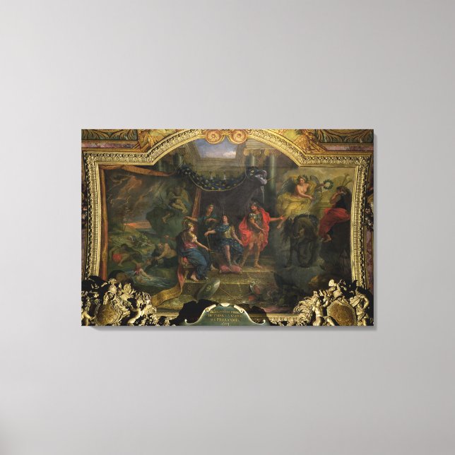 The Decision to Make War on the Dutch Canvas Print (Front)