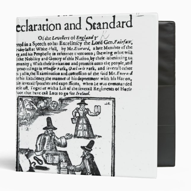 The Declaration and Standard of the Levellers 3 Ring Binder (Front/Inside)