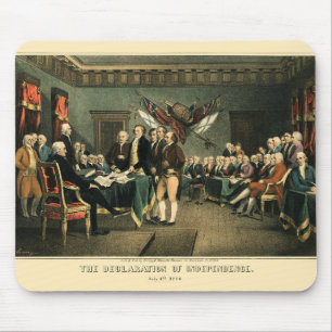 The Declaration of Independence, 1850, Restored Mouse Pad