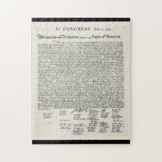 The Declaration of Independence Jigsaw Puzzle