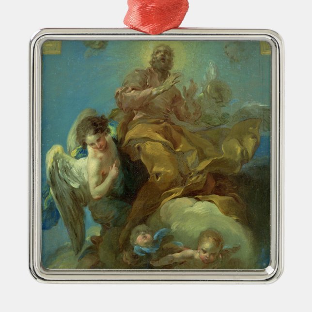 The Declaration of St. Isidor Metal Ornament (Front)