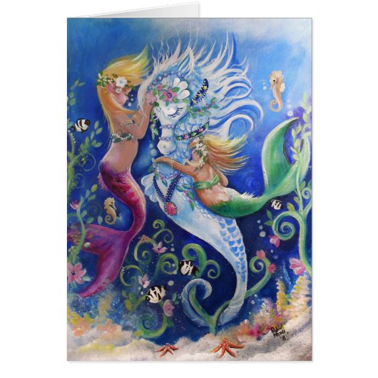 The Decorated Water horse Cards (Front)