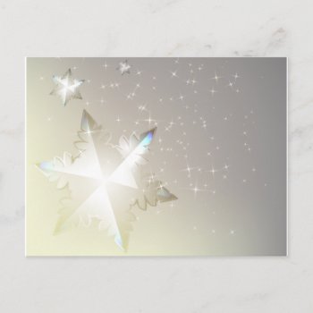The Decorative Abstract Winter Postcard Design. by Taniastore at Zazzle