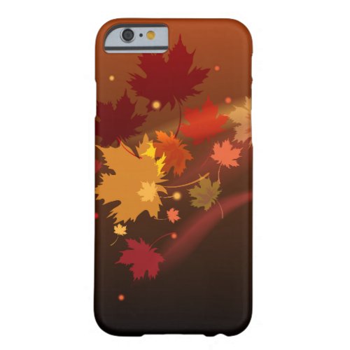 The decorative natural autumn iPhon case design