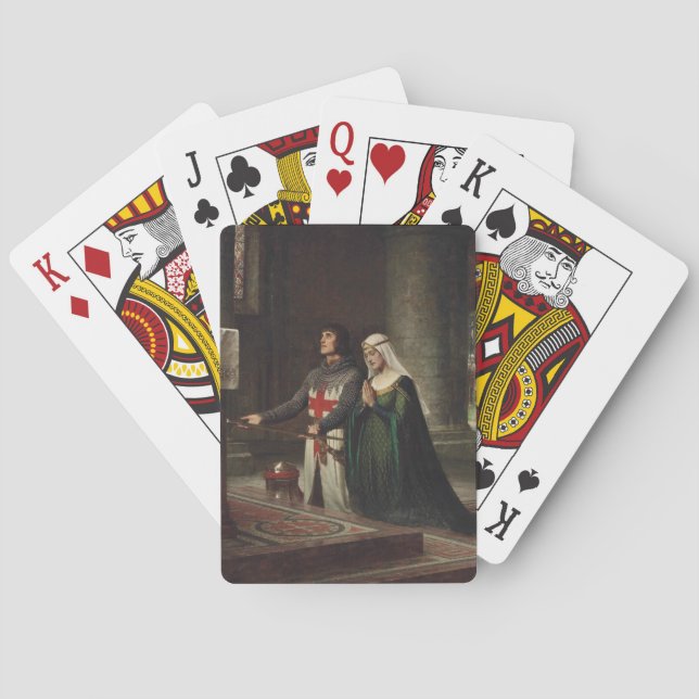 The Dedication (Knight and His Lady) Poker Cards (Back)