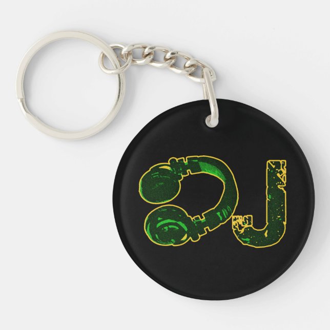 the Dee Jay keys Keychain (Front)
