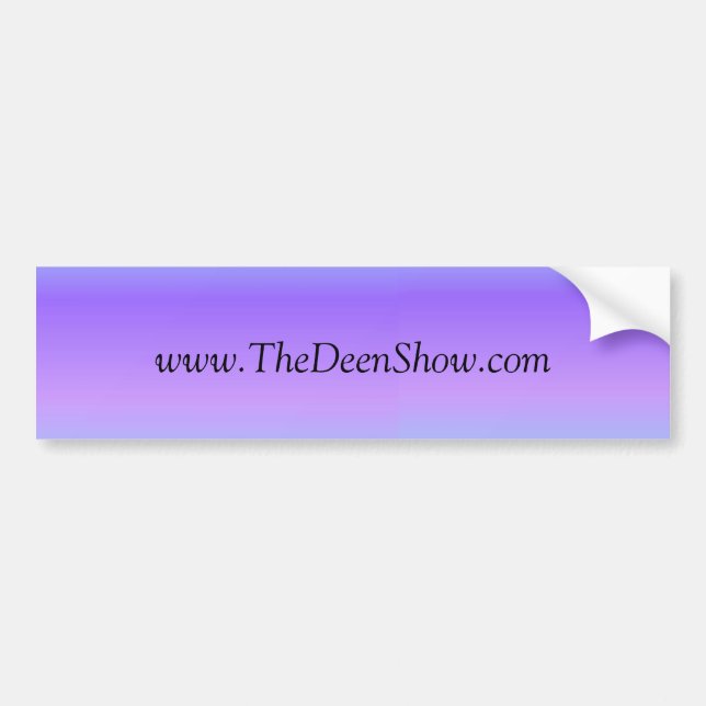 The Deen Show Bumper Sticker (Front)