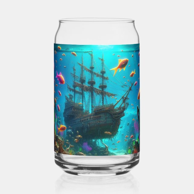 The Deep Dive Draft Can Glass (Front)