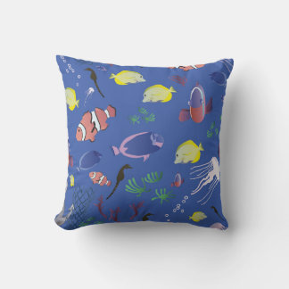 The Deep End of the Ocean Throw Pillow