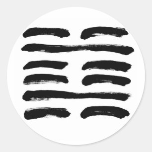 THE DEEP OS HEX ONLY CLASSIC ROUND STICKER