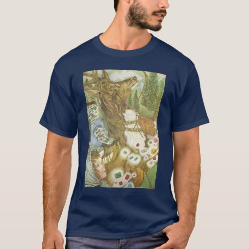 The Deer and The Cat and The Jewels T_Shirt