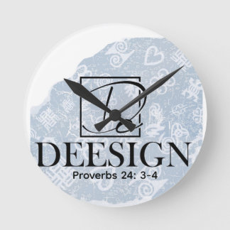 The Deesign Collective Button Round Clock