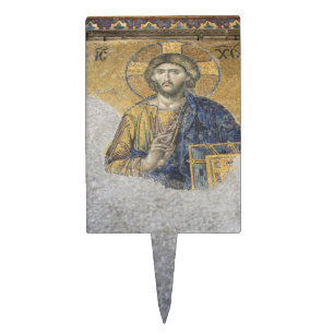 The Deesis Mosiac Upper Gallery Hagia Sophia Cake Topper