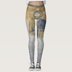 The Deesis Mosiac Upper Gallery Hagia Sophia Leggings