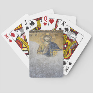 The Deesis Mosiac Upper Gallery Hagia Sophia Poker Cards