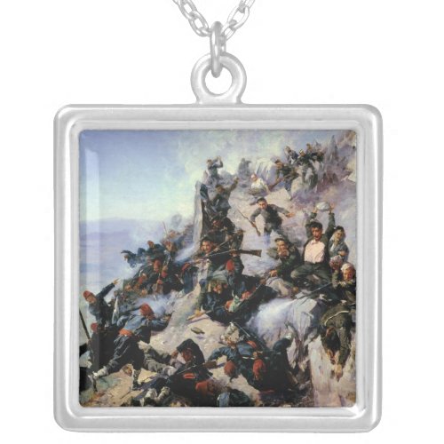 The Defence of the Eagle Aerie Silver Plated Necklace