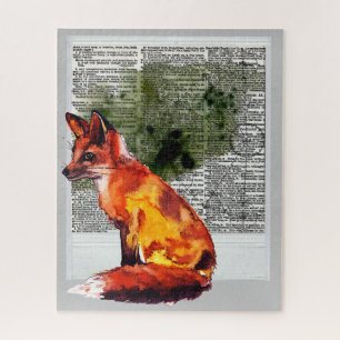 The Definitive Fox Instant Photo Watercolor Jigsaw Puzzle