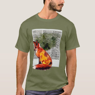 The Definitive Fox Instant Photo Watercolor T-Shirt