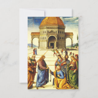 The Delivery of the Keys Devotional Holy Card