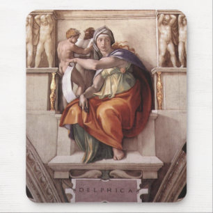The Delphic Sibyl - Fresco Sistine Chapel Mouse Pad