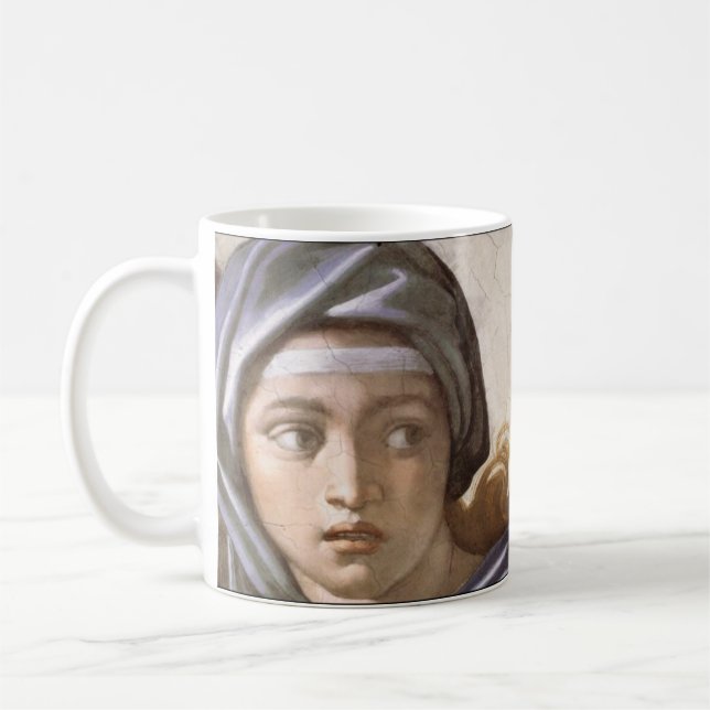 The Delphic Sibyl in detail mug (Left)