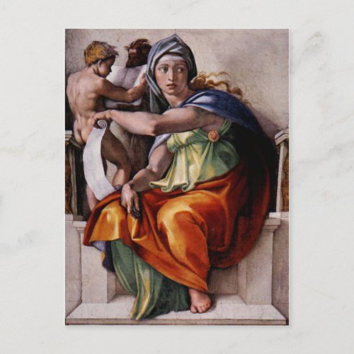 The Delphic Sibyl Postcard
