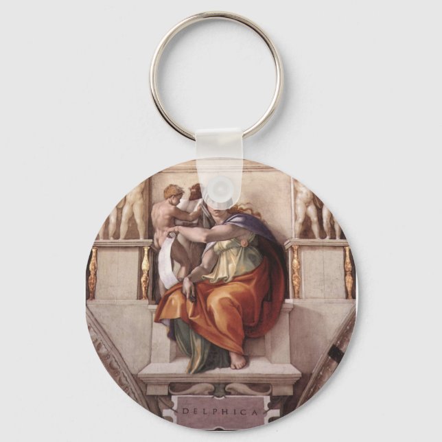 The Delphic Sybil Keychain (Front)
