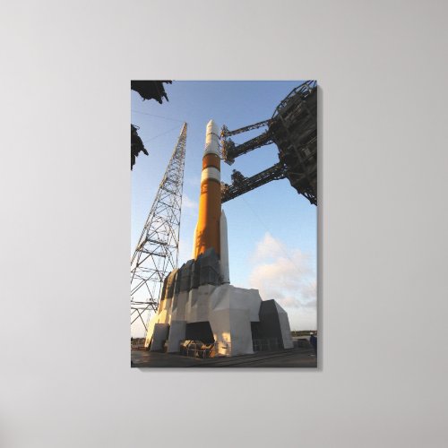 The Delta IV rocket Canvas Print
