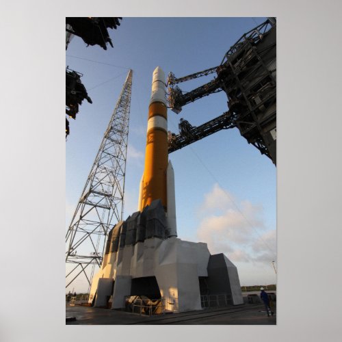 The Delta IV rocket Poster