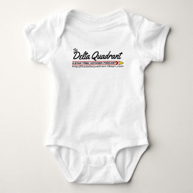 The Delta Quadrant logo Baby Bodysuit (Front)