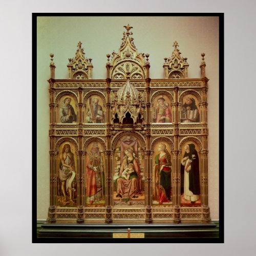 The Demidoff Altarpiece 1476 Poster