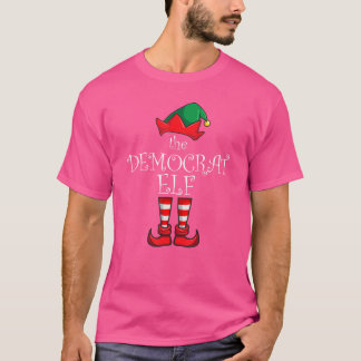 The Democrat Elf Matching Family Christmas Party D T-Shirt