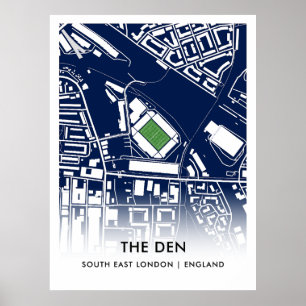The Den Poster – Home of Millwall FC
