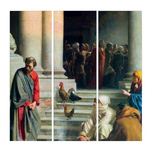 The Denial of Peter by Carl Bloch Triptych