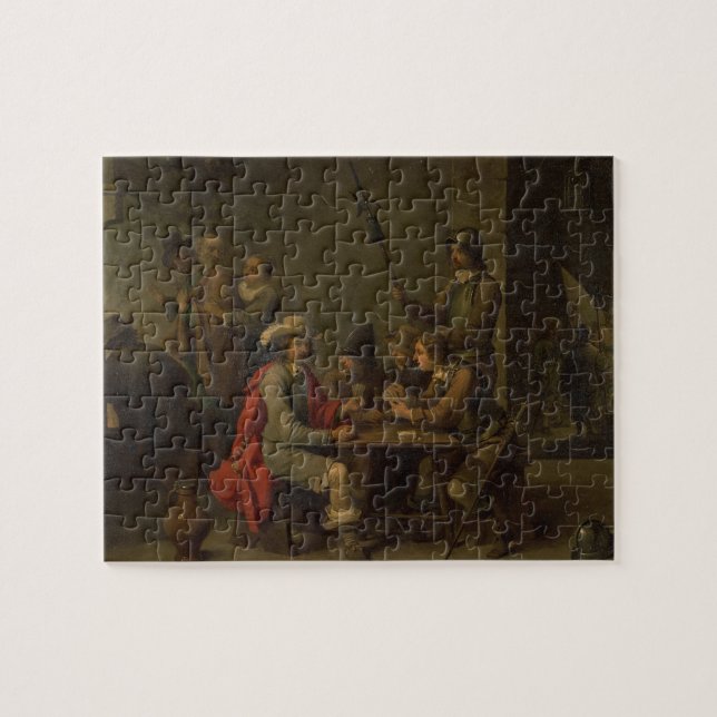 The Denial of St. Peter, 1646 (oil on canvas) Jigsaw Puzzle (Horizontal)