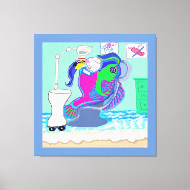The Dental 🦷 Hygienist  Canvas Print (Front)