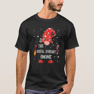 The Dental Hygienist Gnome Matching Family Christm T-Shirt