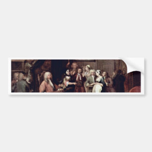 The Denunciation By Hogarth William (Best Quality) Bumper Sticker