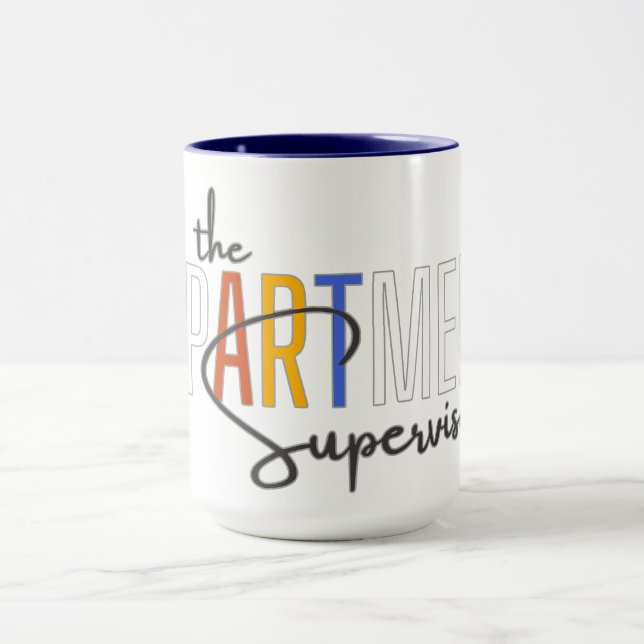 The DepARTment Supervisor, Art teacher Mug (Center)