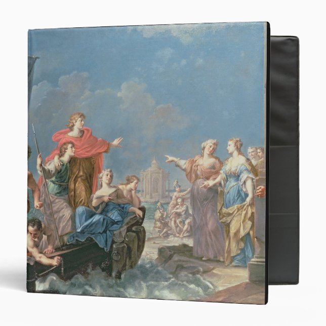 The Departure of Aeneas 3 Ring Binder (Front/Inside)