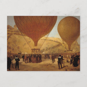 The Departure of Leon Michel Gambetta Postcard