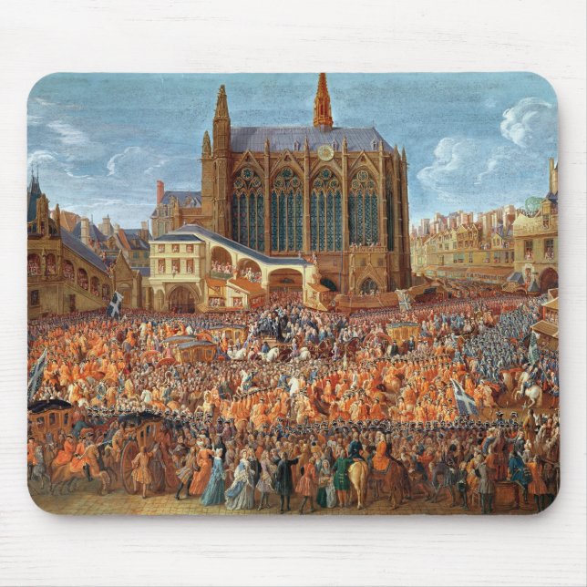 The Departure of Louis XV  from Mouse Pad (Front)