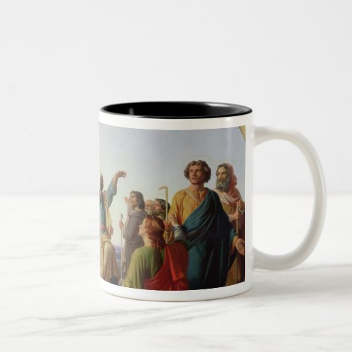 The Departure of the Apostles 1845 Two_Tone Coffee Mug