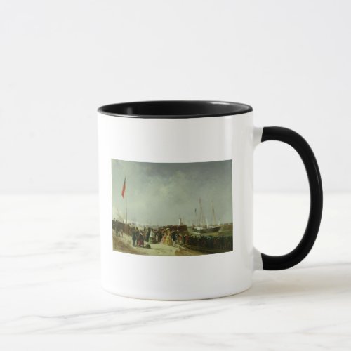 The Departure of the Steam Packet at Boulogne Mug