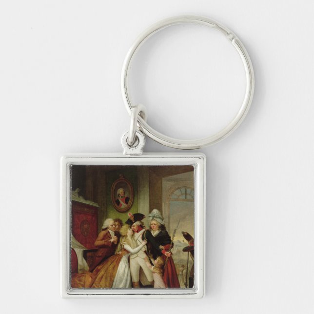 The Departure of the Volunteers Keychain (Front)