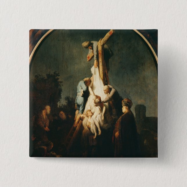 The Deposition, 1632-33 Pinback Button (Front)