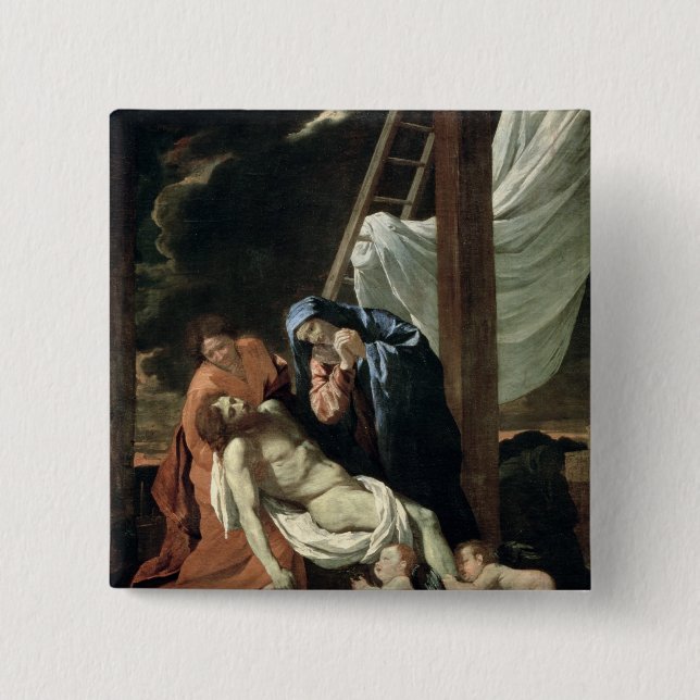 The Deposition, c.1630 Button (Front)